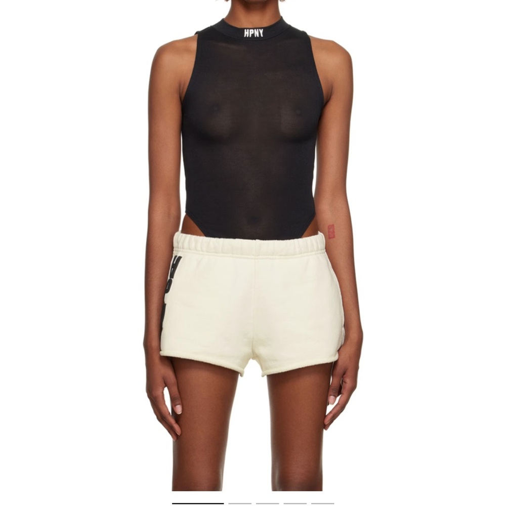 HERON PRESTON
Black 'HPNY' Bodysuit